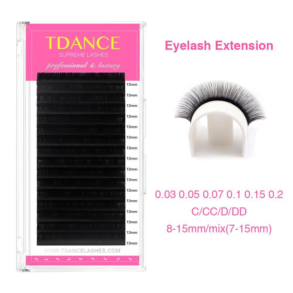 Eyelash Extension Korean Style - TDANCE Wimpernverlängerung 16 Reihen Korea PBT