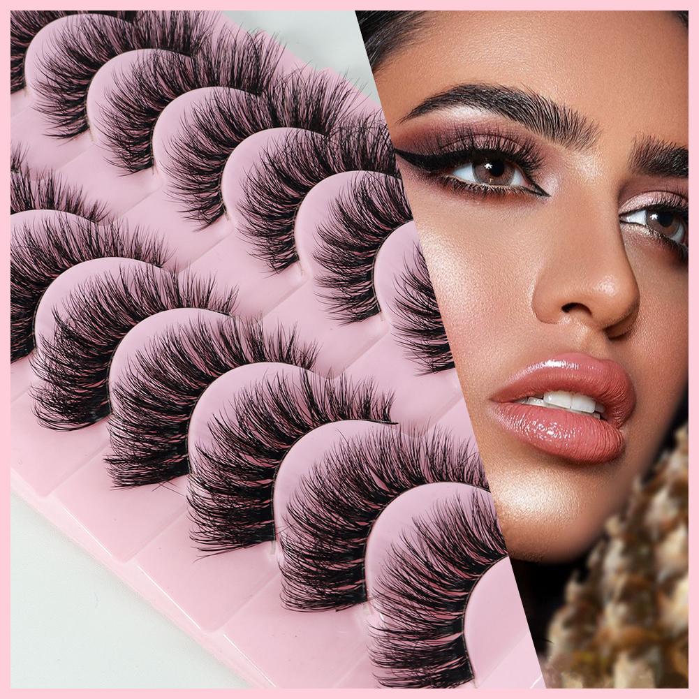 Eyelash Extension For Big Eyes - Komplette flauschige falsche Wimpern, Fuchs-Wimpern, Katzenaugen-Stil,