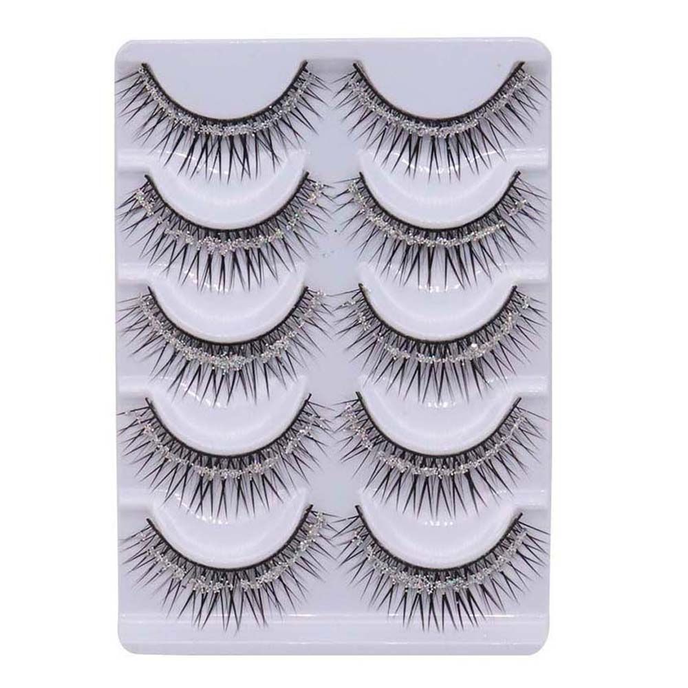 Eyelash Extension For Big Eyes - Langanhaltende Glänzende Strass-Glitzer-Pailletten Falsche Wimpern für