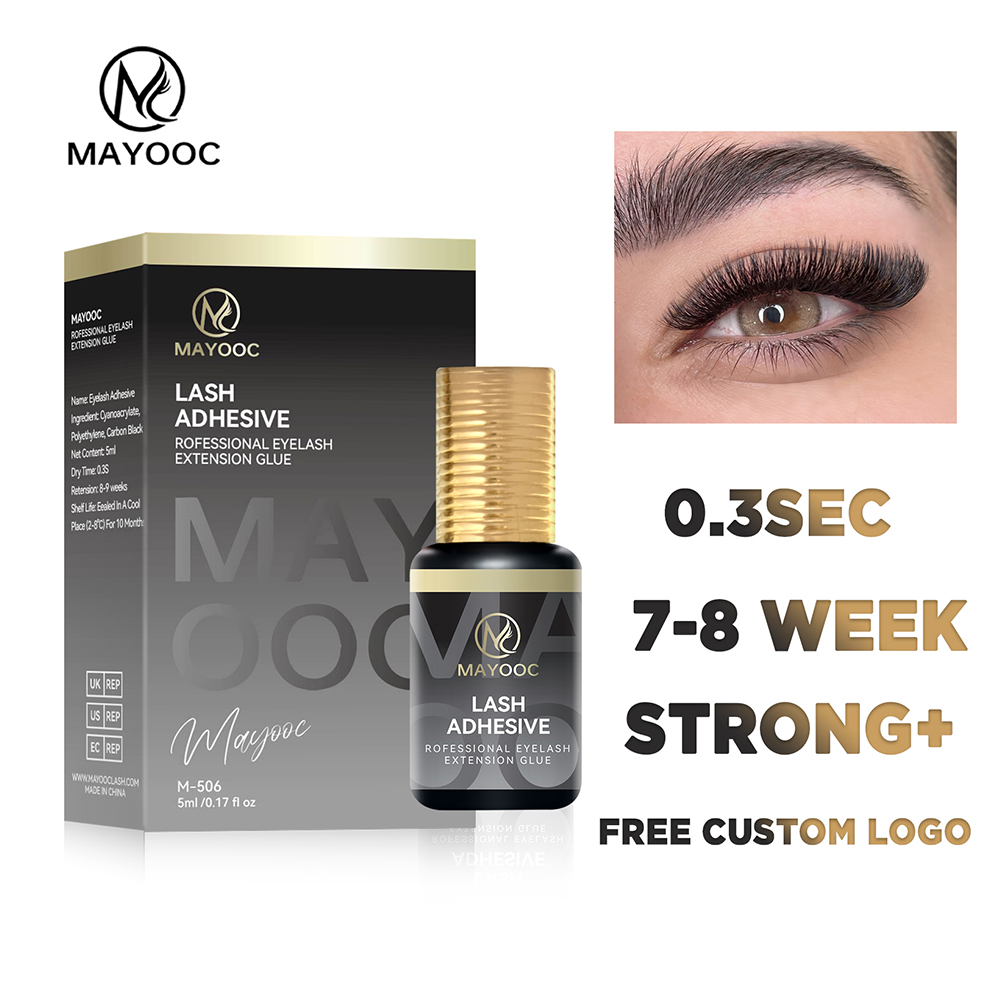 Sensitive Lash Glue - MAYOOC 0,3 Sek. Wimpernverlängerungskleber, schnell trocknend,