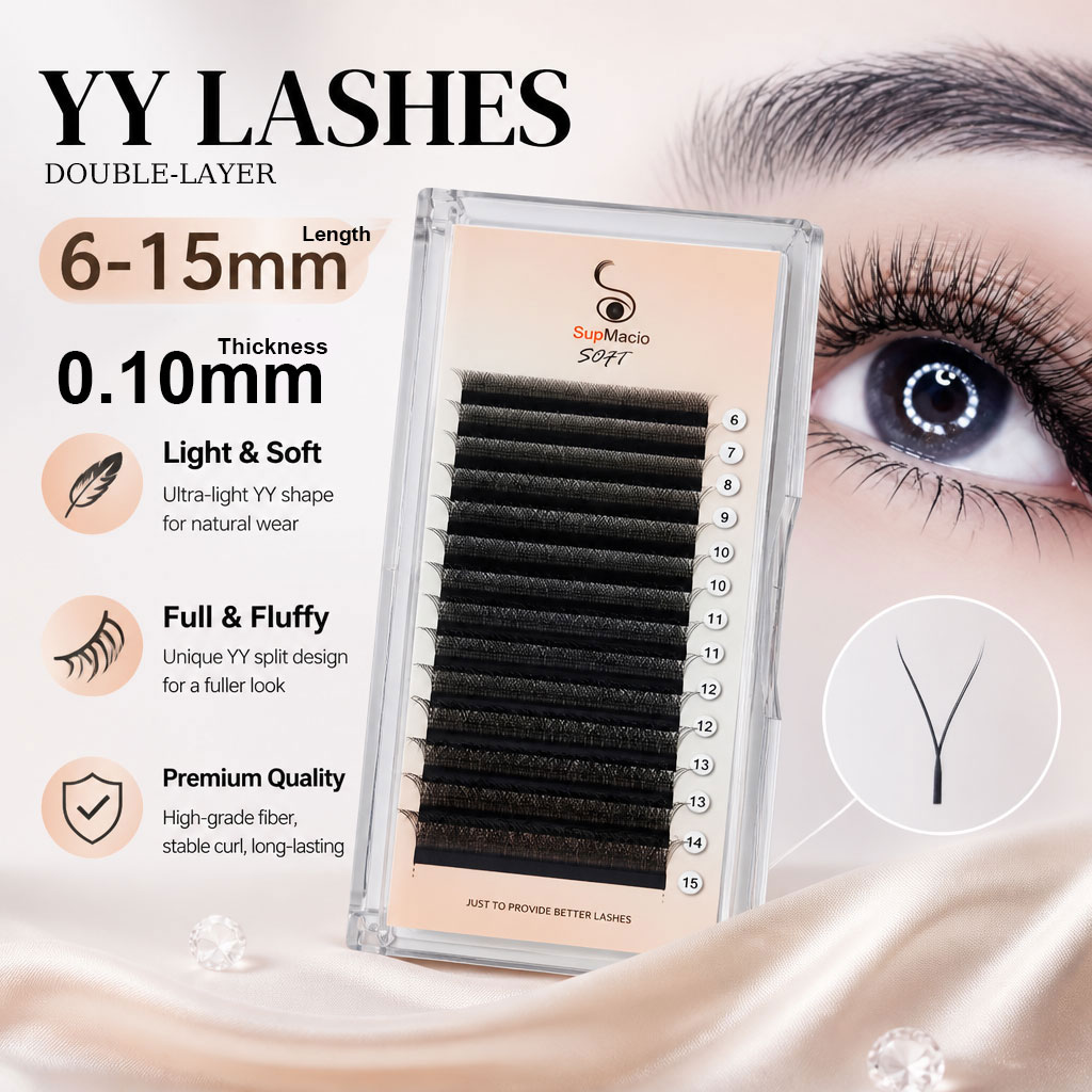 Eyelash Extension Yy - Supmacio 0,10 mm YY Lash Y-förmige