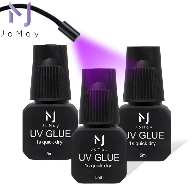 Sensitive Lash Glue - JOMAY UV-Wimpernkleber LED-Wimpernverlängerungskleber Schwarzer Klebstoff mit