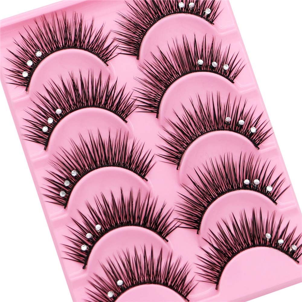 Eyelash Extension For Big Eyes - Wimpern Glänzende Strass Augen Make-Up Werkzeug