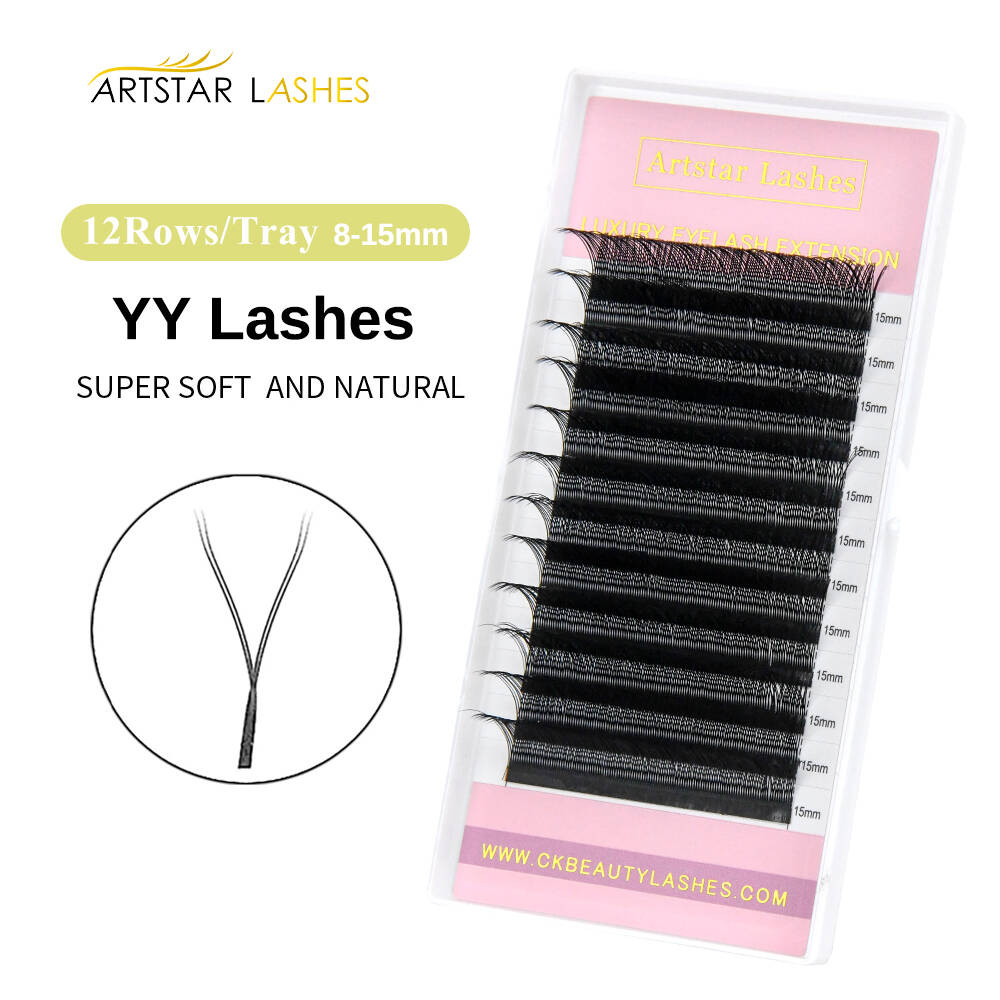 Eyelash Extension Yy - ARTSTAR YY-Form Wimpernverlängerung, handgewebt, hochwertig, weich,
