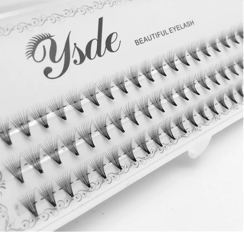 Eyelash Extension For Big Eyes - 60 Bündel/Set Natürliche 6D schwarze 0,07