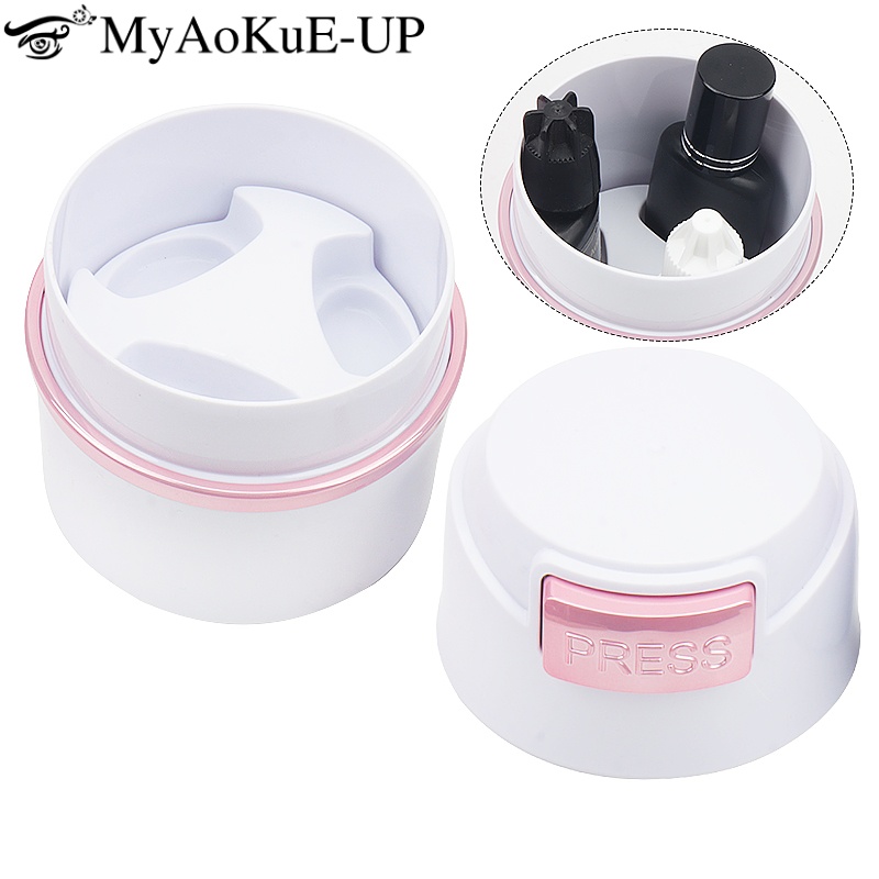 Eyelash Extension Double Lash - 1 stücke Wimpern Kleber Lagerung Tank