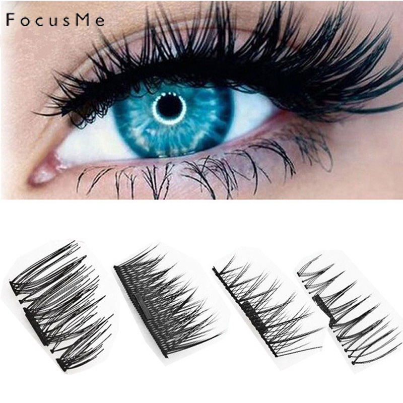 Eyelash Extension For Big Eyes - FocusMe 4 stücke/2 Paar Doppel Magnet