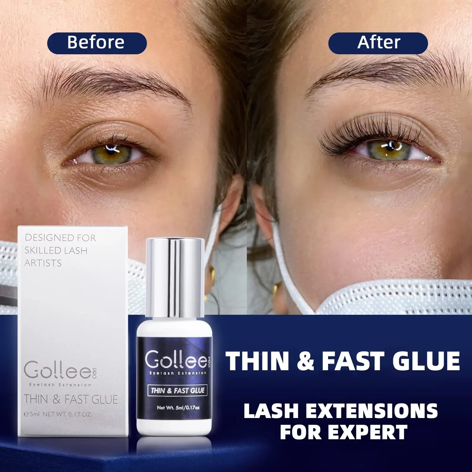 Gollee für Empfindliche Augen  – Sensitive Lash Glue Bewertung und Preis