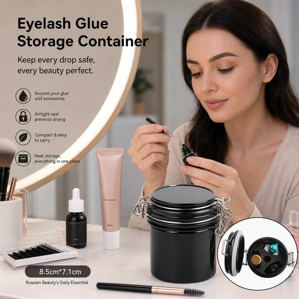 Wimpernkleber-Aufbewahrungsbeh – Eyelash Extension Double Lash Bewertung und Preis