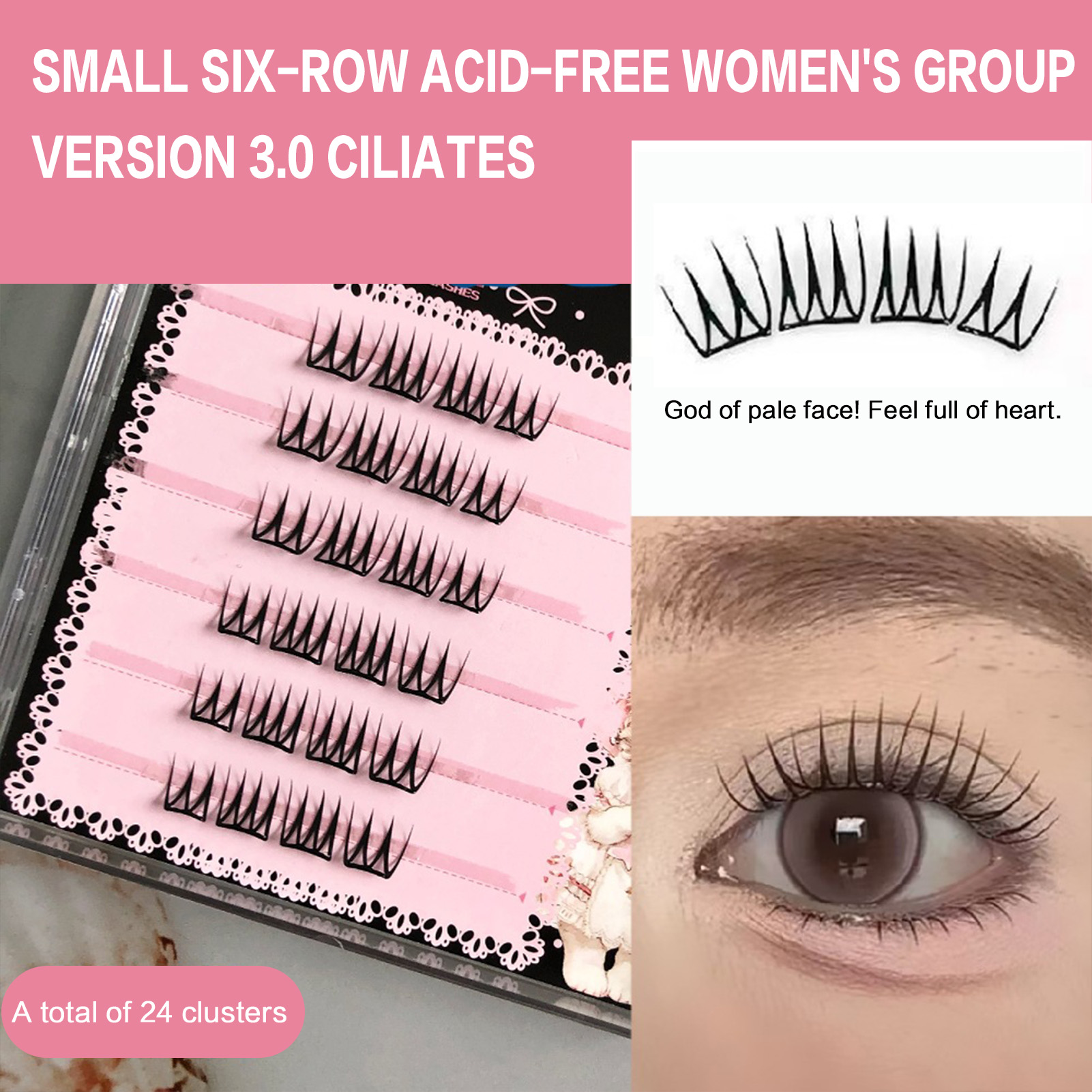Einzelne Cluster-Wimpernverlän – Eyelash Extension Korean Style Bewertung und Preis