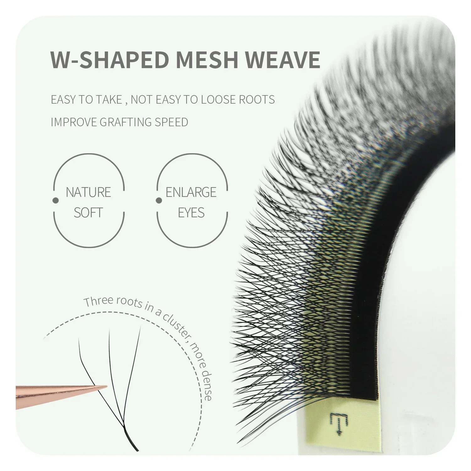 ANNAFRIS Braune W-förmige Wimp – Eyelash Extension Yy Bewertung und Preis