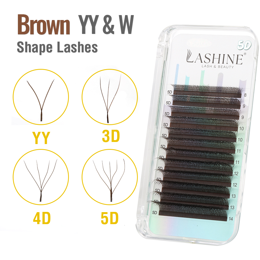 LASHINE Braune YY/3D/4D/5D W-F – Eyelash Extension Yy Bewertung und Preis