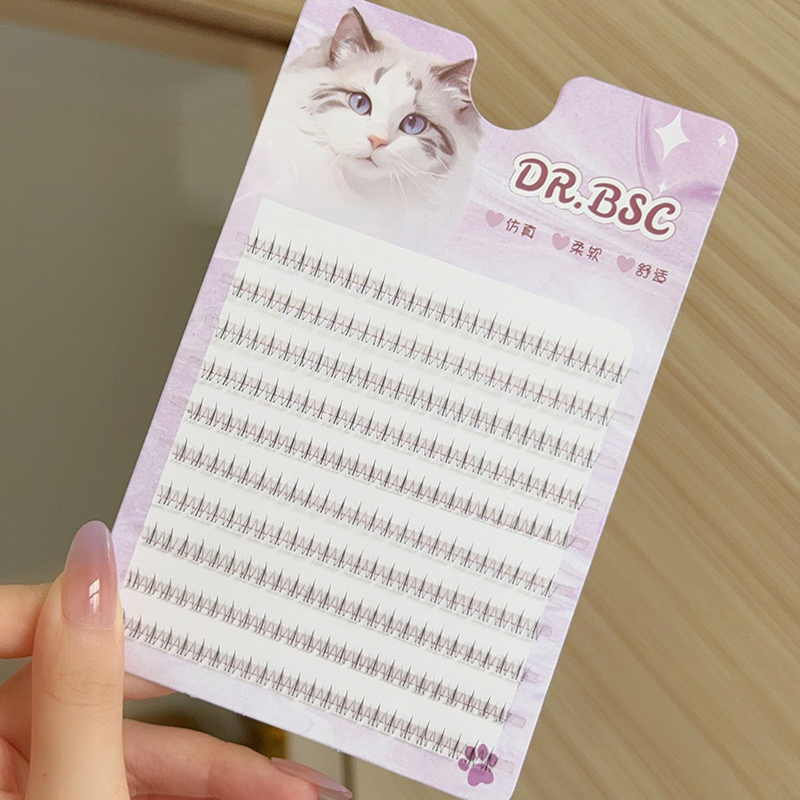 Falsche Wimpern mit dünnem Ban – Eyelash Extension Korean Style Bewertung und Preis